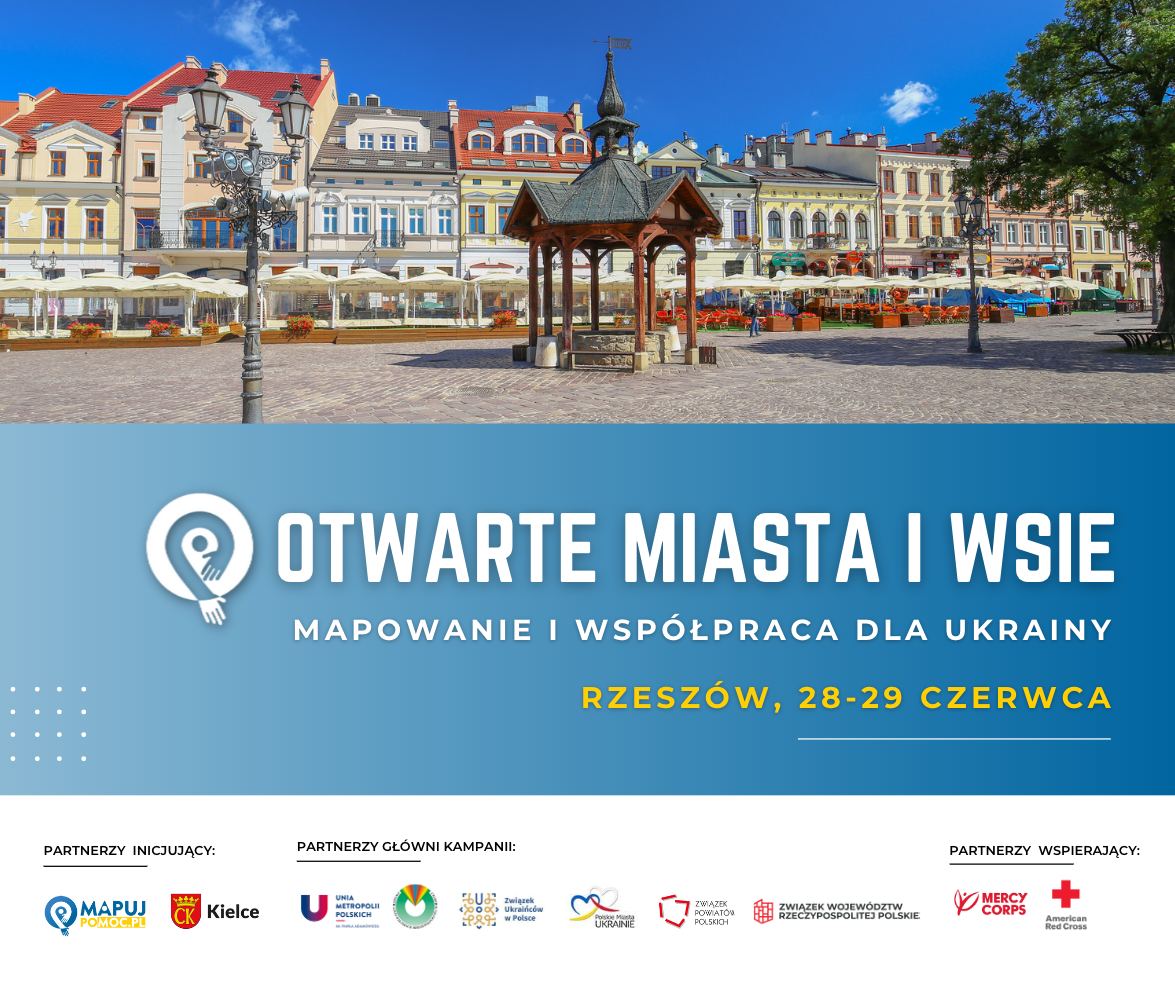 II konferencja w ramach kampanii "Otwarte Miasta i Wsie", 28-29 czerwca 2023 r., Rzeszów
