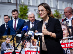 Inauguracja samorządowej kampanii profrekwencyjnej „Głosujemy na 100%”, 6 maja 2025 r., Warszawa: 14
