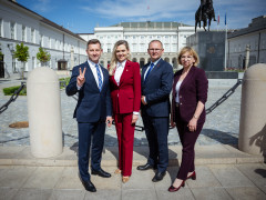 Inauguracja samorządowej kampanii profrekwencyjnej „Głosujemy na 100%”, 6 maja 2025 r., Warszawa: 50