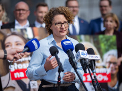 Inauguracja samorządowej kampanii profrekwencyjnej „Głosujemy na 100%”, 6 maja 2025 r., Warszawa: 29