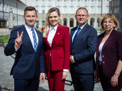 Inauguracja samorządowej kampanii profrekwencyjnej „Głosujemy na 100%”, 6 maja 2025 r., Warszawa: 37
