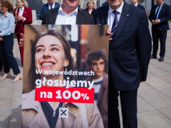 Inauguracja samorządowej kampanii profrekwencyjnej „Głosujemy na 100%”, 6 maja 2025 r., Warszawa: 8