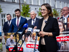 Inauguracja samorządowej kampanii profrekwencyjnej „Głosujemy na 100%”, 6 maja 2025 r., Warszawa: 13