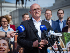 Inauguracja samorządowej kampanii profrekwencyjnej „Głosujemy na 100%”, 6 maja 2025 r., Warszawa: 22