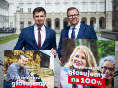 Inauguracja samorządowej kampanii profrekwencyjnej „Głosujemy na 100%”, 6 maja 2025 r., Warszawa: 51