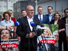 Inauguracja samorządowej kampanii profrekwencyjnej „Głosujemy na 100%”, 6 maja 2025 r., Warszawa: 21