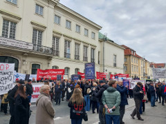 Protest w obronie szpitali powiatowych, 3 marca 2026 r., Warszawa: 16