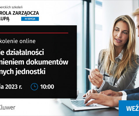 Planowanie działalności z uwzględnieniem dokumentów strategicznych jednostki - bezpłatne szkolenie, 7 grudnia 2023 r., online