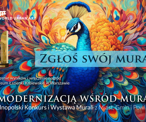 Najpiękniejsze murale z całej Polski w Łazienkach Królewskich