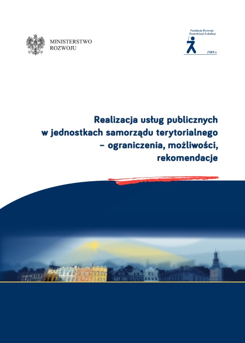 Jak samorządy realizują usługi publiczne - publikacja