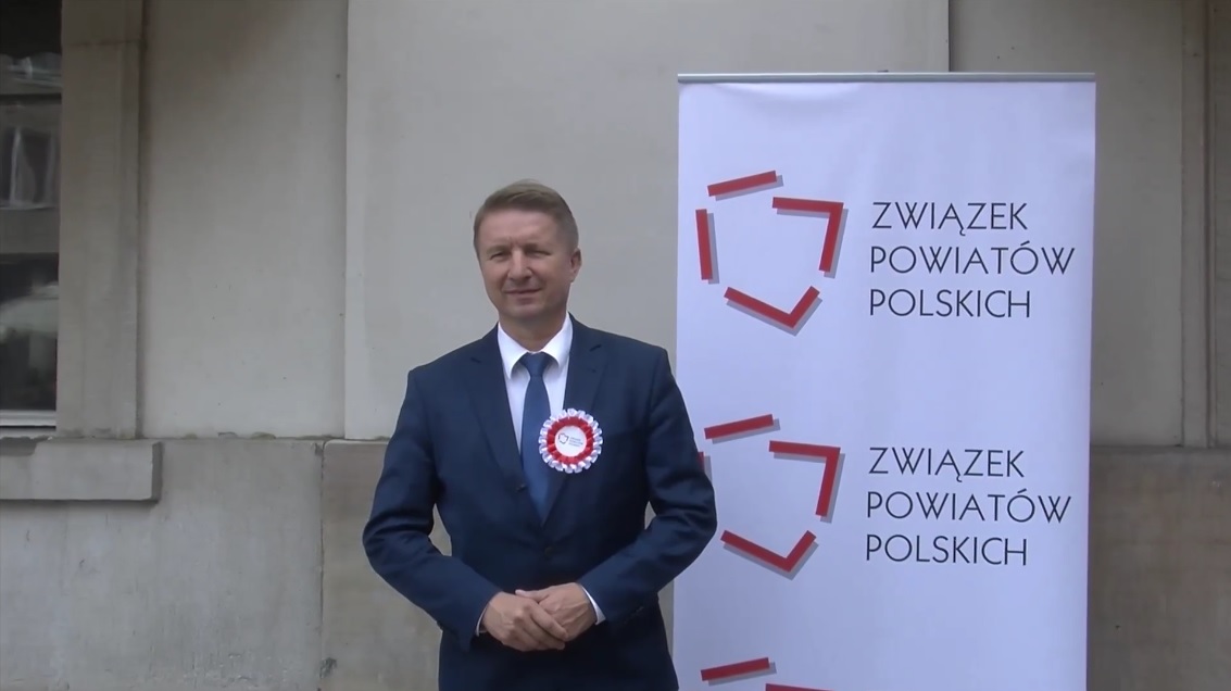 Życzenia Starosty Józefa Tomala w roku jubileuszu samorządów powiatowych