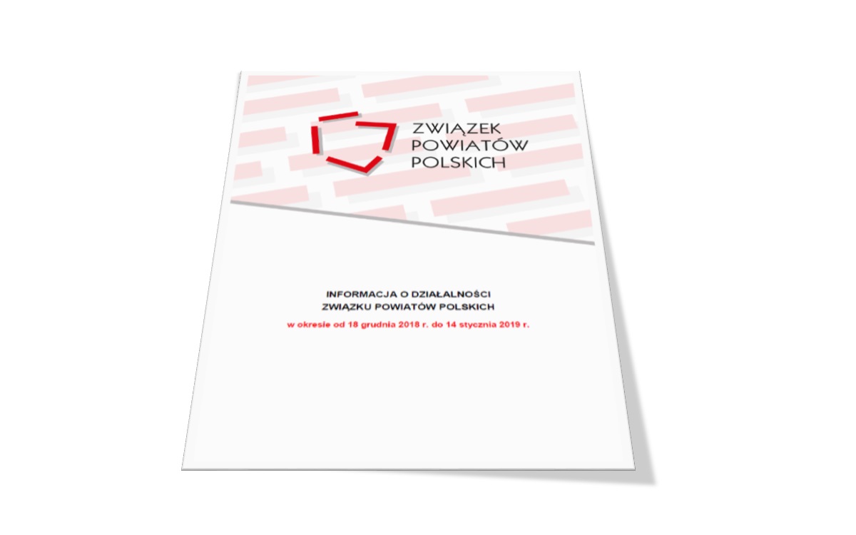 Informacja o działalności ZPP w okresie od 18 grudnia 2018 r. do 14 stycznia 2019 r.