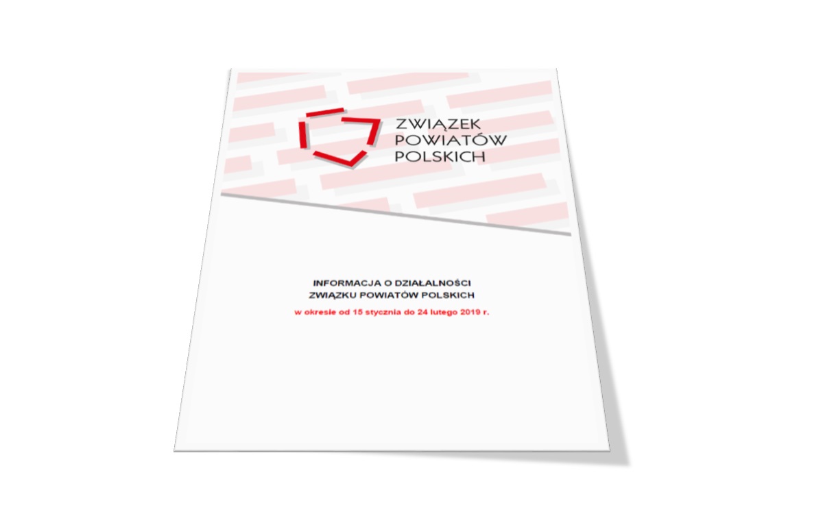 Informacja o działalności ZPP w okresie od 15 stycznia do 24 lutego 2019 roku