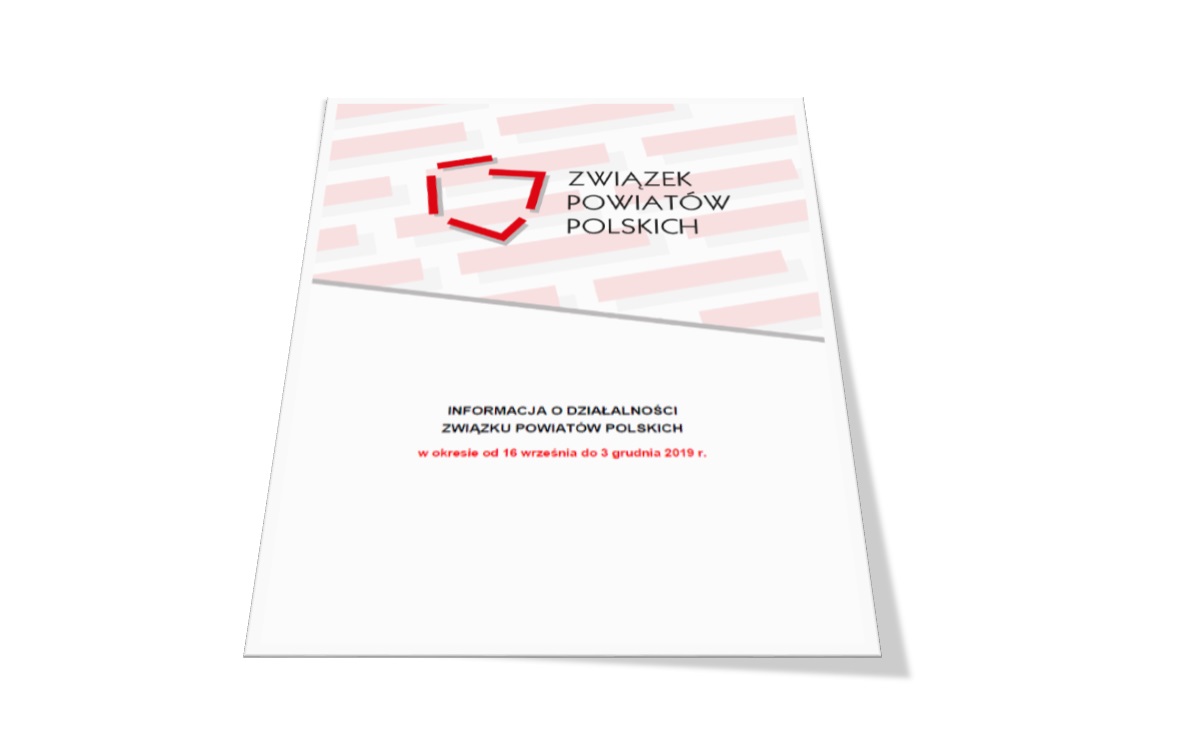 Informacja o działalności ZPP w okresie od 16 września do 3 grudnia 2019 roku