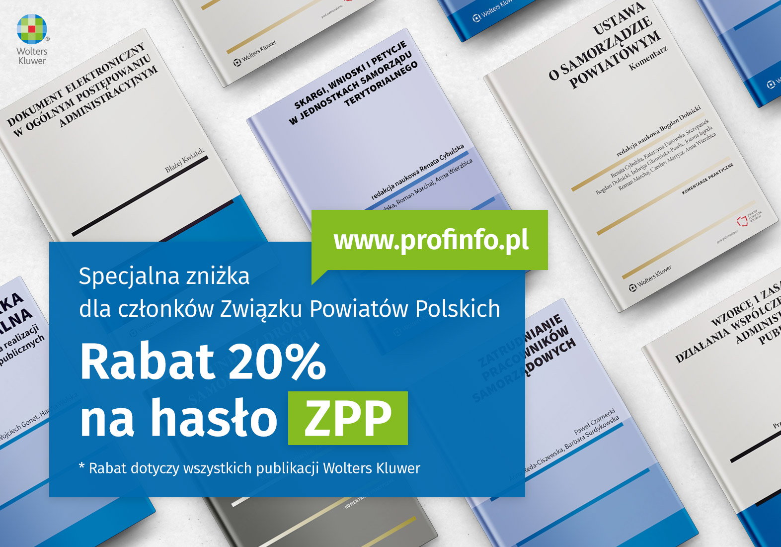 Specjalna oferta promocyjna na publikacje Wolters Kluwer dla Członków ZPP