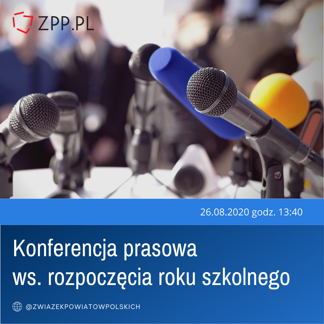 Konferencja prasowa ws. rozpoczęcia roku szkolnego