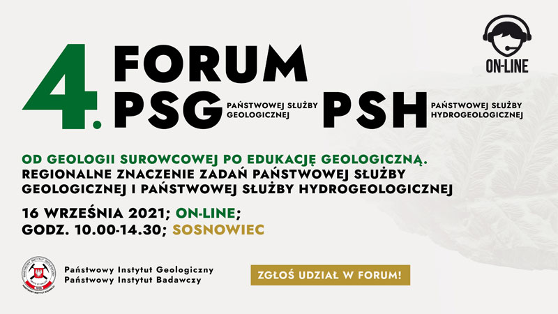 4. Forum Państwowej Służby Geologicznej oraz Państwowej Służby Hydrogeologicznej