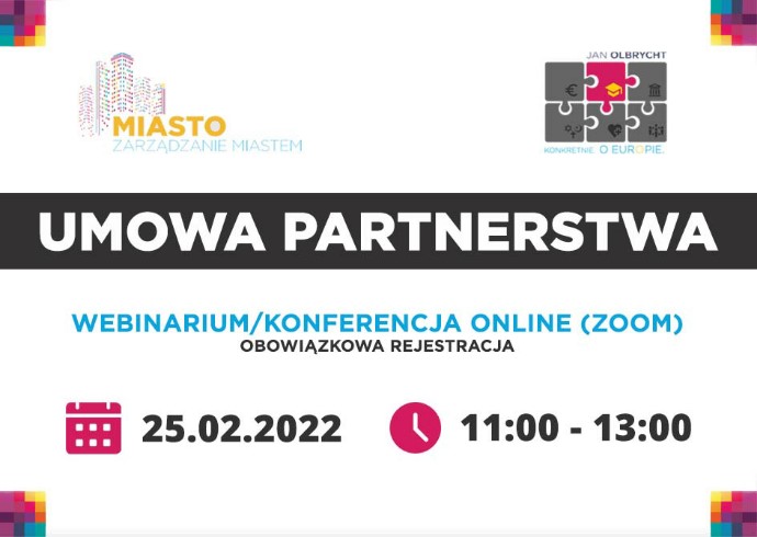 Bezpłatne webinarium nt. Umowy Partnerstwa