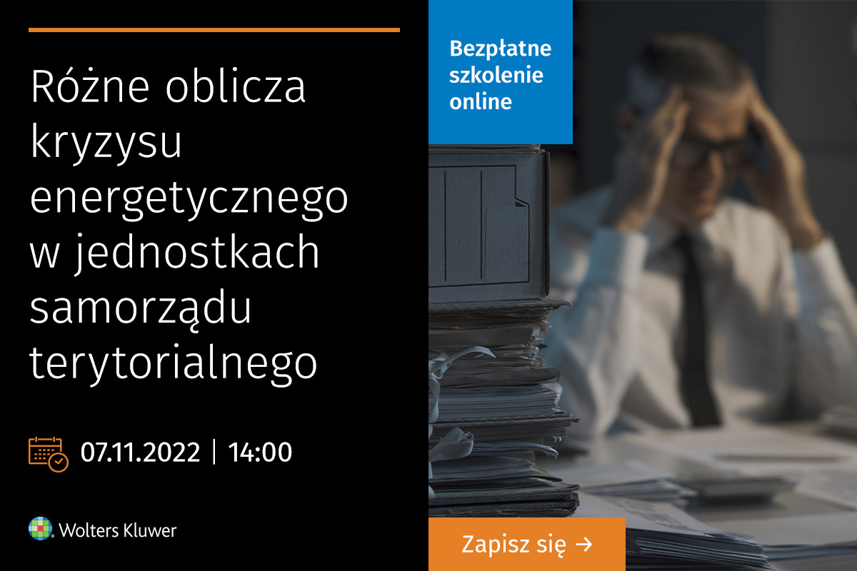 Różne oblicza kryzysu energetycznego w jednostkach samorządu terytorialnego - bezpłatny webinar