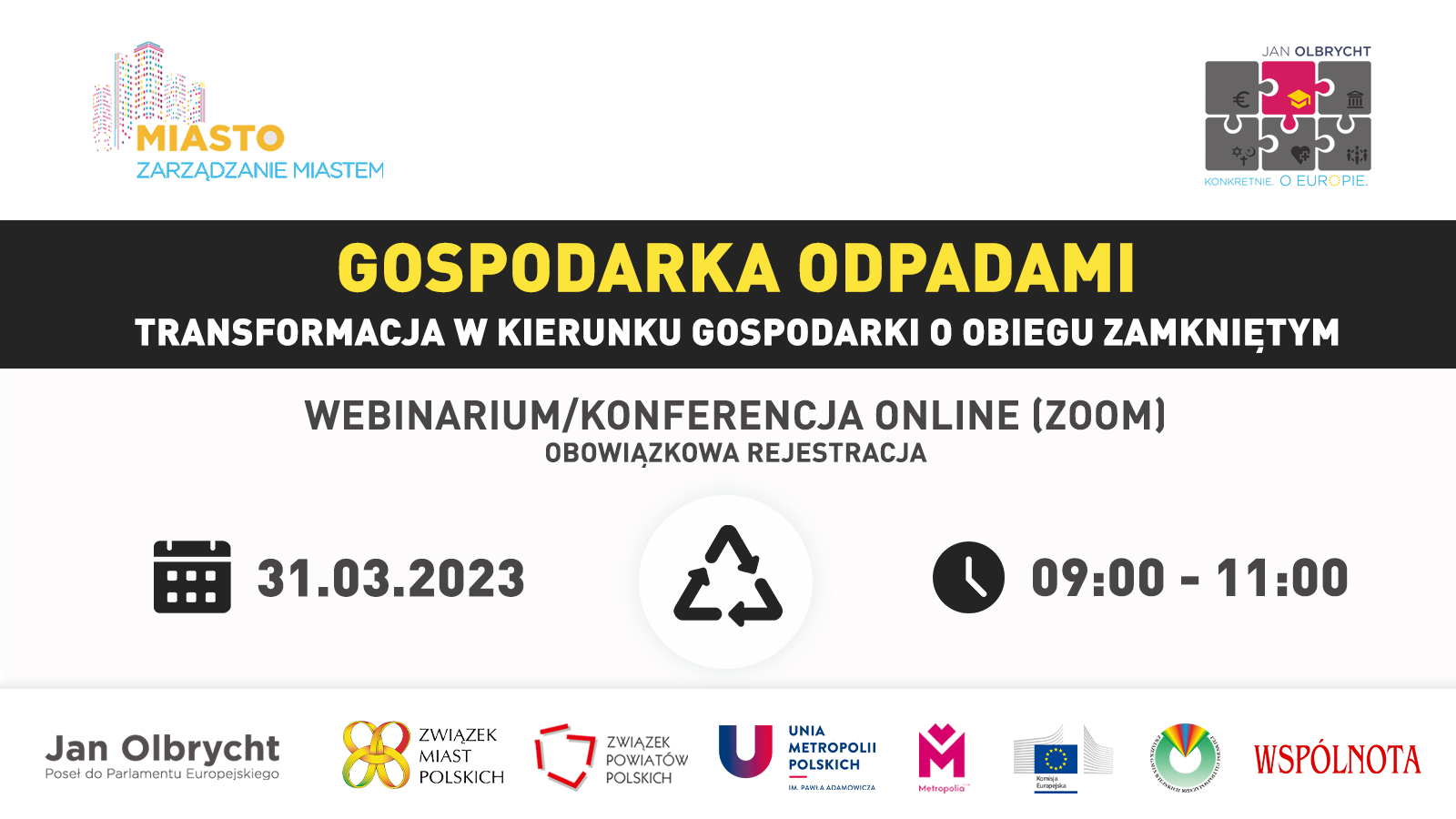 Gospodarka odpadami. Transformacja w kierunku Gospodarki o Obiegu Zamkniętym, 31 marca 2023 r.