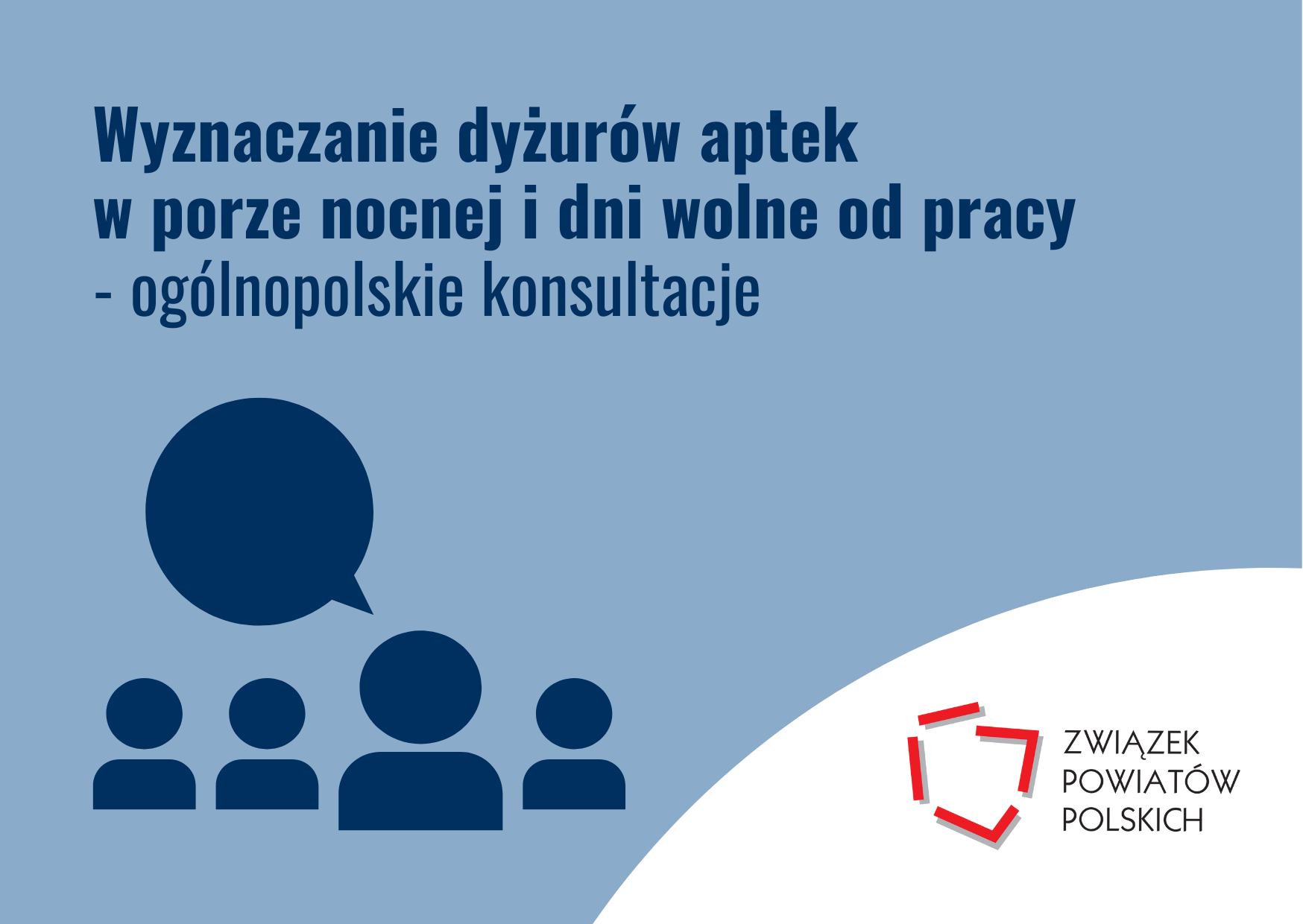 Wyznaczanie dyżurów aptek w porze nocnej i dni wolne od pracy - ogólnopolskie konsultacje