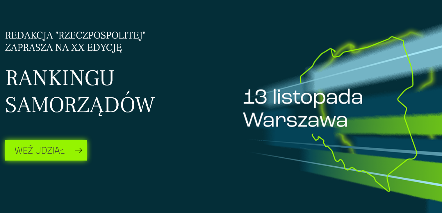 Gala Finałowa Rankingu Samorządów „Rzeczpospolitej” już wkrótce!