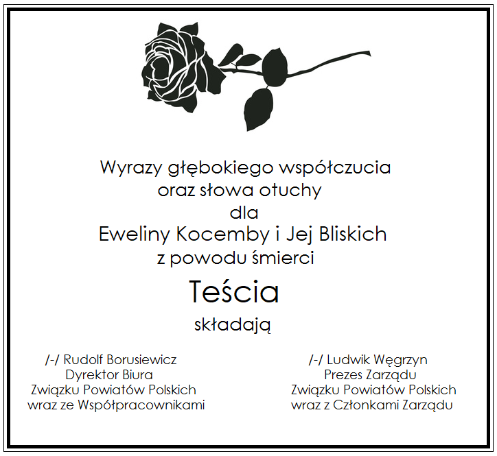 Cześć Jego Pamięci!