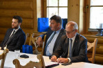 Posiedzenie Konwentu Powiatów Województwa Kujawsko-Pomorskiego - wręczanie Bene Meritus Powiatom, 24 września 2019 r., Żołędowo: 24